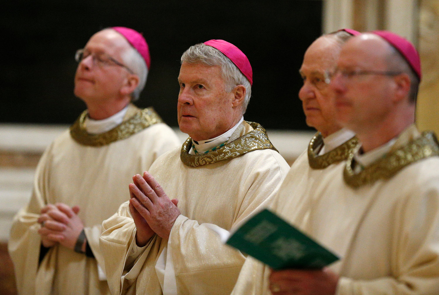 Bishop W. Shawn McKnight of Jefferson City and other U.S. bishops from Iowa, Kansas, Missouri and Nebraska concelebrate Mass at the Basilica of St. Mary Major in Rome Jan. 14, 2020. The bishops were making their "ad limina" visits to the Vatican to report on the status of their dioceses to the pope and Vatican officials.